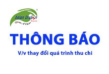 Thông báo thay đổi quy trình thu chi