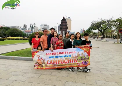 Hình ảnh đoàn du lịch Campuchia khởi hành mùng 4 Tết 2020