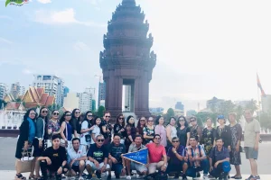 Hình ảnh kỷ niệm đoàn tham quan Campuchia 4-7-2019
