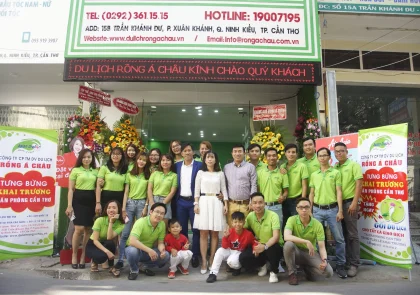 Công ty du lịch Rồng Á Châu tưng bừng khai trương chi nhánh Cần Thơ