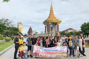 Hình ảnh đoàn Campuchia khởi hành 8-8-2019