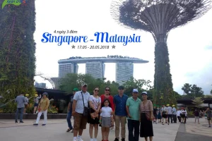 Hình ảnh đoàn Singapore-Malaysia khởi hành 17-5-2018