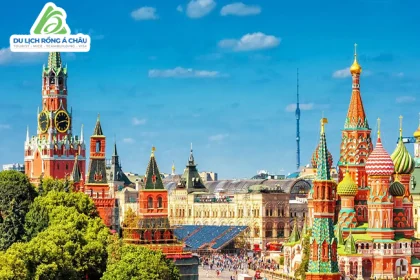 CUNG ĐƯỜNG VÀNG NƯỚC NGA MOSCOW - SAINT PETERSBURG 8 NGÀY 7 ĐÊM