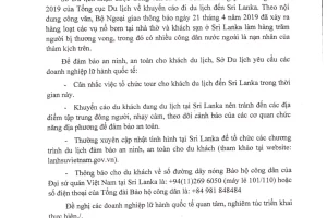 Khuyến cáo du lịch Sri Lanka du khách cần biết