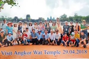 Hình ảnh đoàn tham quan Siêm Riệp - Phnompenh khởi hành 28-4-2018